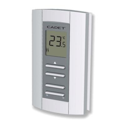 Double Pole 16-Amp 208/240-Volt Digital Electronic Non-Programmable Wall Thermostat in White